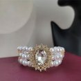 thumbnail image 2 of Sonducket Collar corto de cristal con incrustaciones de diamantes, gargantilla de perlas Vintage Retro de lujo para mujer Ropa, zapatos y accesorios Miscelánea pulsera, 2 of 6