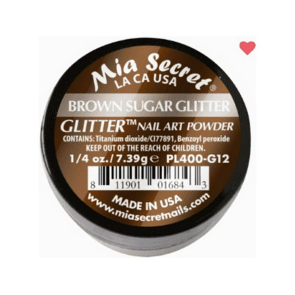 MIA SECRET (PL400-G12) - Brown Sugar (GLITTER)
