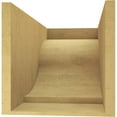 thumbnail image 4 of 12"W x 24"D x 12"H Wide Van Buren Rough Cedar Woodgrain TimberThane Corbel, Primed Tan, 4 of 6