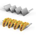 thumbnail image 1 of Soportes para Taco, 4 compartimentos, estante para Taco apto para horno, soporte para Taco 304 de acero inoxidable para restaurante y hogar, 1 Uds., 1 of 5