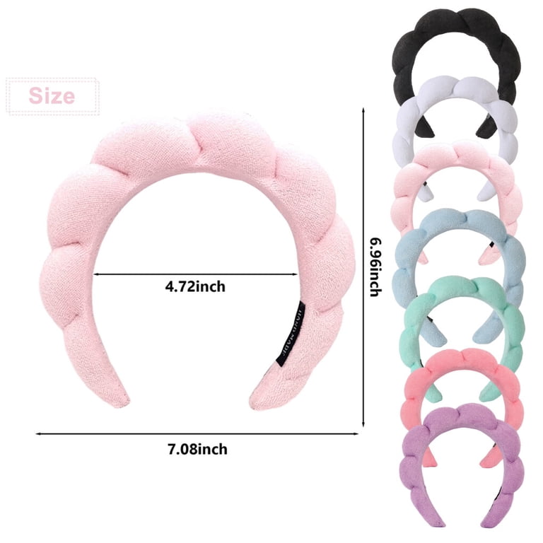 OWill Skincare Headband Set — 3 Terry Headbands For Face Washing, Makeup & Spa