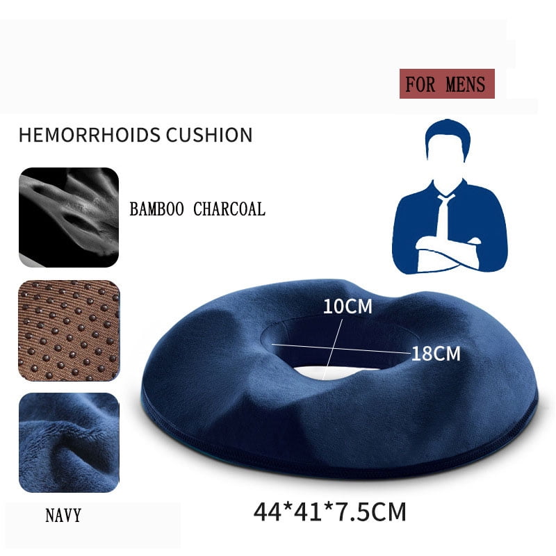 Donut Pillow - Orthopedic Bamboo Memory Foam Donut Seat Cushion, Hemorrhoid Cushion for ...