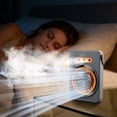 thumbnail image 5 of COM1950s Portable Air Conditioner Fan, 3-in-1 Personal Air Cooler with Mist Spray Humidifier, 5 Speeds & 3 Light Modes, Quiet USB Rechargeable Desktop Fan for Home Office Bedroom Travel, 5 of 7