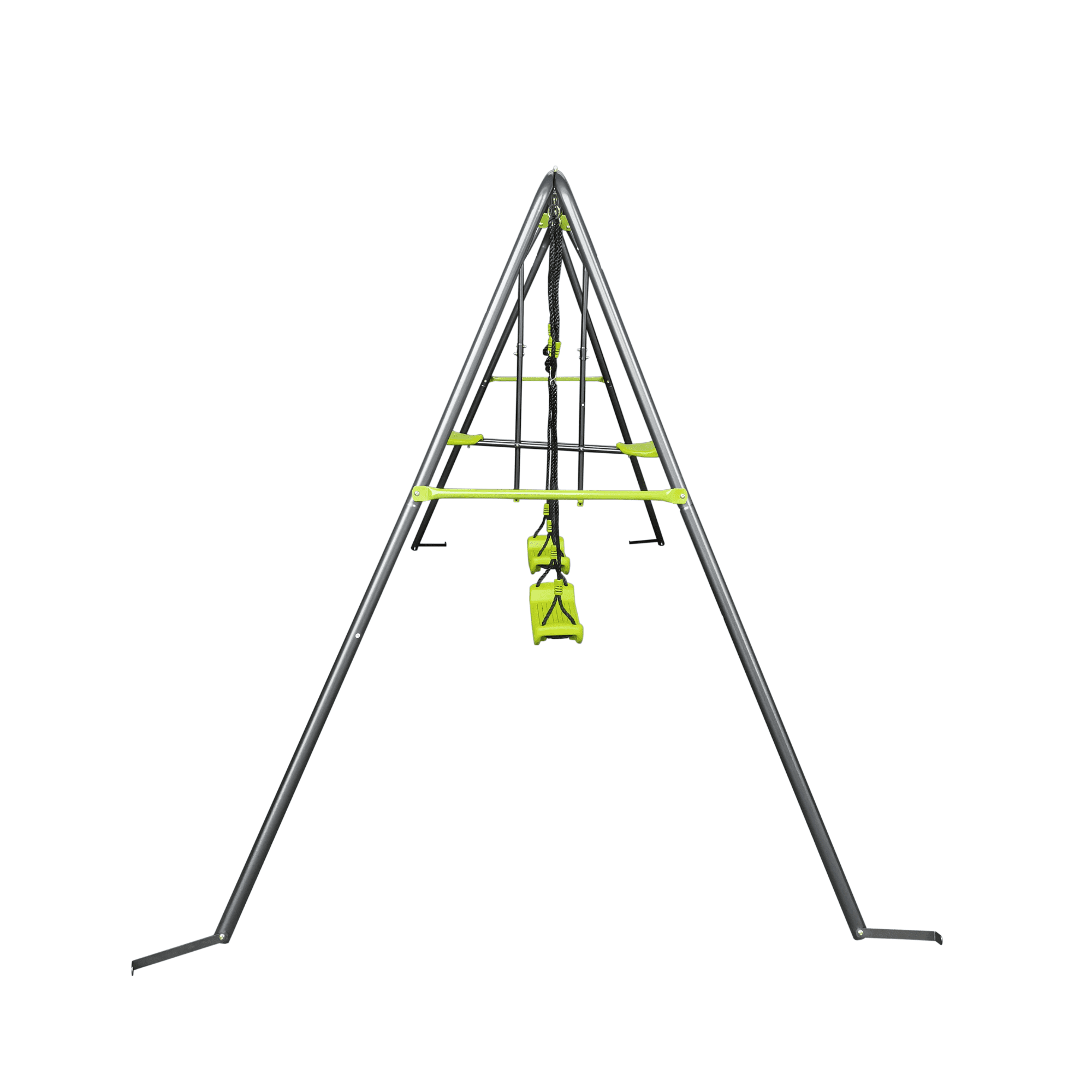 Interesting Swingset with Plastic Safe Swing Set,3 Seat Metal Swing Set,440lbs for Outdoor Playground for Age 3+