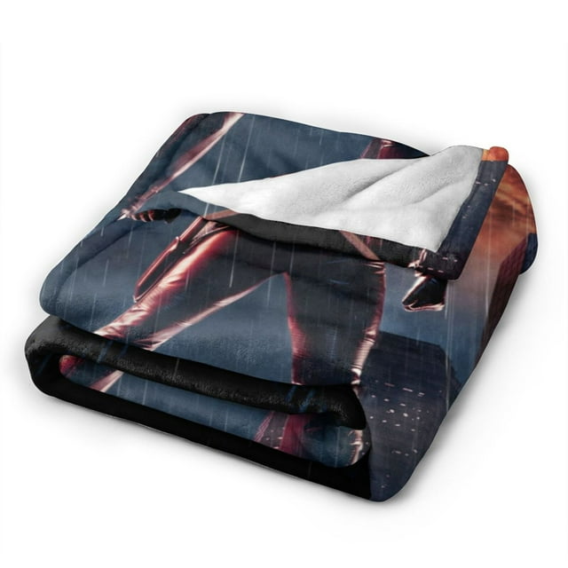 Flannel Light Weight Blankets Quilts Air conditioning Blankets Vertical Daredevil
