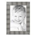 thumbnail image 2 of ArtToFrames 18" x 28" Platinum Ridge Brushed Slvr Picture Frame, 18x28 inch Silver Wood Poster Frame (WOM-5249),  Pack, 2 of 6
