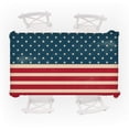 thumbnail image 5 of Independence Day Themed Cloth For Dining And Event Use Blend Festive Patriotic Centerpiece Independence Day And Linen Tablecloth Coffee Cloth Dining Table Cloth, 5 of 6