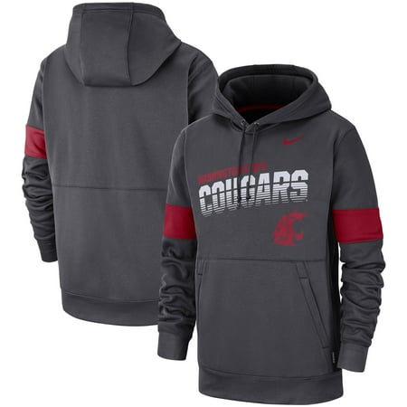 Washington State Cougars Nike 2019 Sideline Therma-FIT Perfromance Hoodie -