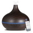 thumbnail image 1 of Máquina de aromaterapia con grano de madera, control remoto por Bluetooth, ultrasónico, pequeño difusor para el hogar, máquina de incienso para oficina, máquina de oxígeno y agua, 1 of 6
