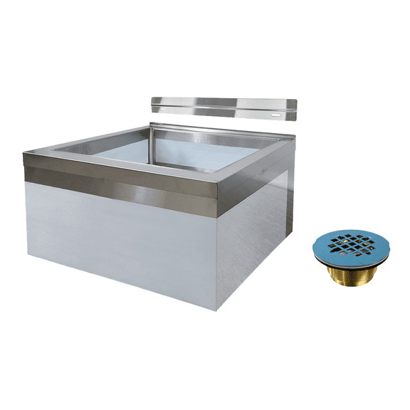28''x27''x18'' NSF Stainless Steel Floor Mop Sink