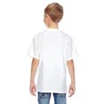 thumbnail image 2 of The Hanes Youth 45 oz, 100% Ringspun Cotton nano-T T-Shirt - WHITE - M, 2 of 2