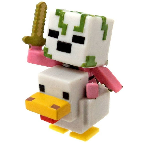 Minecraft Wood Series 10 Zombie Pigman Chicken Jockey Mystery Minifigure No Packaging Walmart Com