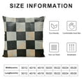 thumbnail image 5 of Fenyluxe Black White Check Throw Pillow Covers Plaid Retro Classic Tartan Pillowcases Pillow Case Cushion Case Decorations for Sofa Couch Bed Chair  White, 5 of 5