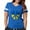 Royal Blue, variant on CafePress - Peace In Ukraine T Shirt - Womens Football Shirt