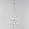 thumbnail image 4 of E25087-18SN-ET2 Lighting-Burst - 16.2W 9 LED Pendant-43.25 Inches Tall and 19.75 Inches Wide-Satin Nickel Finish-Clear Glass Color, 4 of 5