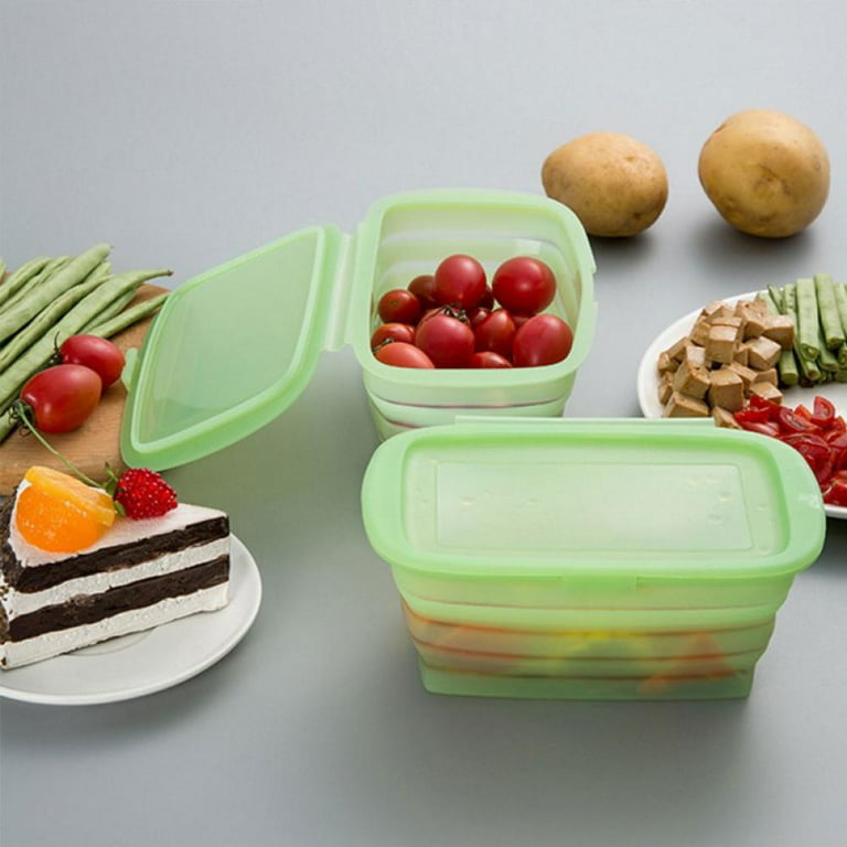  Collapsible Two-Section Food Container 121305