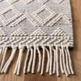 thumbnail image 3 of SAFAVIEH Natura Jermaine Southwestern Fringe Area Rug, Ivory/Grey, 4' x 6', 3 of 9
