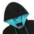 thumbnail image 3 of Beautiful Giant Polyester Men's Floral Coat Long Sleeves Windbreaker Hoodie Jacket, 3 of 6