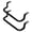 B, variant on Pack of 2 Easy to Install Iron Bed Mattress Fixing Bracket Versatile Iron Bed Mattress Support Bed Mattress Clamp