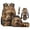 Floral Highland Cow, variant on Uorisanigo 5 PCS Kids' Backpacks Set Floral Highland Cow Travel School Backpack Set Bookbag Student Book Bag with Lunch Box Pencil Bag Water Bottle Sleeve Keychain for Primary Middle School Girls