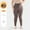 Coffee, variant on Brondbend Leggings for Women Plus Size Women’s Yoga Pants High Waisted Belly Control Solid Color Cotton Workout Pants Trendy Body Shaping Socks Fall Comfy Athletic
