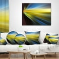 thumbnail image 4 of Designart Brown Blue Focus Light - Abstract Throw Pillow - 16x16, 4 of 5
