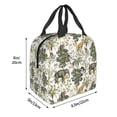 thumbnail image 3 of Disketp Vintage Animals Palm Tree Bolsa Térmica para Almuerzo para Hombre y Mujer, Ideal para Trabajo, Senderismo y Picnic, 3 of 8
