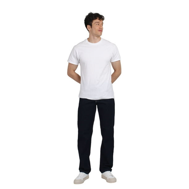 PANTALON VAQUERO GRUESO MEZCLILLA HOMBRE AZUL OSCURO