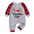 thumbnail image 2 of 2023 Pyjamas de Noël Imprimé Famille Pyjamas de Bébé en Coton Biologique Pyjamas de Noël pour Filles, 2 of 4