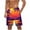 Orange, variant on ZCFZJW Mens Tropical Hawaiian Swim Trunks Lightweight Casual Quick Dry Summer Big and Tall Regular Fit Drawstring Elastic Waist Beach Shorts with Pockets Multicolor#01 XXL