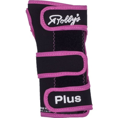 Robby's Cool Max Plus Right Hand Bowling Wrist Support, Pink,