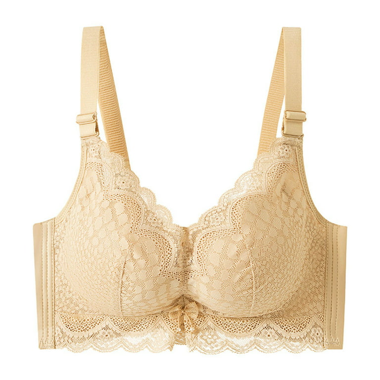 Bras for Women Lace Adjusted Lingerie Thickened with Small and Large Side  Underwear Women 
