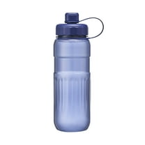 Btomtd 1L Transparent Large Capacity Sports Water Bottle, Portable Plastic Cup and Mug for Exercise, Unbreakable and Lightweight Water Bottle, Blue