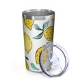 thumbnail image 2 of Lemon 10oz Tumblers Stainless Steel Tumbler with Lid and Straw,Vacuum Insulated Double Wall Travel Tumbler Cups with Cleaning Brush for Coffee, Tea, 2 of 4