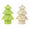 thumbnail image 1 of 1 juego de esponja de maquillaje: esponja de maquillaje facial suave con forma de árbol de Navidad, aplicador cosmético para maquillaje facial en polvo y líquido., 1 of 5