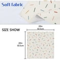 thumbnail image 6 of GZHJMY Christmas New Year Multicoloured Confetti Satin Napkins 20x20 in,Soft Washable Cloth Dinner Napkins Square Table Napkins Decor for Party Wedding Banquet and Dinner 1PCS Decorative Washcloths, 6 of 7