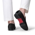 thumbnail image 7 of Bruno Marc Men's Dress Loafers Velvet Tuxedo Slip-on Shoes Wedding Party Red Bottom for Male, 7 of 7