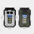 thumbnail image 3 of LJNYFDC High Brightness Headlamp Hat Clip Light Hands Free Dual Light Sources Type C Rechargeable Magnetic Mini High Brightness for Outdoor Night Fishing, 3 of 6