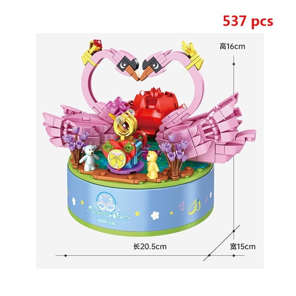 GEVINST Juego De Bloques De Construcción De Caja De Música Para árbol De Navidad