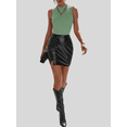 thumbnail image 2 of Blusas Mujer Unitalla Texturizada Casual O Elegante Crop Top, 2 of 5