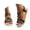 Black, variant on Bohemia Wedge Sandals Summer Dressy Platform Beach Shoes with Elastic Ankle Strap Slip on Outdoor Casual Wedges Sandal Brown Size 9