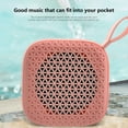 thumbnail image 4 of Nkmbld Wireless Speakers with Bluetooth 49-Foot Bluetooth Range,Enhanced Support Insert Card Bluetooth Speaker for Travel, Hiking, Car, Gift, Father's Day Gifts, Pink, 4 of 9