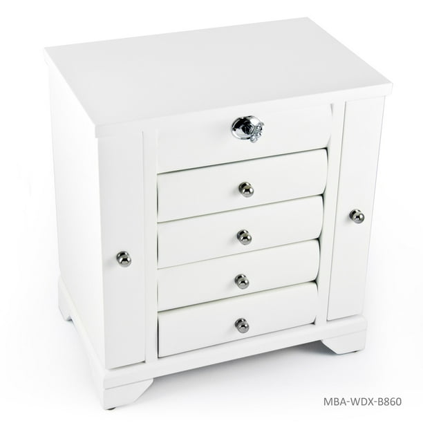 Musicboxattic Contemporary 30 Note Matte White Spacious Musical Jewelry Box With Silver Hardware Your Song Walmart Com Walmart Com Musicboxattic Contemporary 30 Note Matte White Spacious Musical Jewelry Box With Silver Hardware Your Song Walmart Com Walmart Com