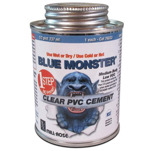 Blue Monster 4000282 8 oz Mill Rose Pipe Thread Sealant - Blue