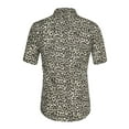 thumbnail image 4 of Lars Amadeus Men's Short Sleeve Printed Button Front Beach Hawaiian Shirt, 4 of 7