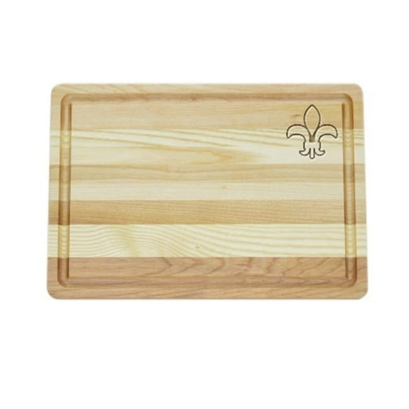 Carved Solutions Master Collection Wooden Cutting Board Medium-Fleur-De-Lys