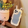 thumbnail image 7 of Kawaii Phone Cases Apply to iPhone 13 Pro Max,Cute Cartoon Bunny Phone Case with Mirror Rabbit Phone Case 3D Case Soft Silicone Shockproof Cover Women Girls for iPhone 13 Pro Max, 7 of 7