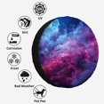 thumbnail image 4 of Motif de Fumée Dégradé Coloré Abstrait Polyester Roue de Rechange Universelle pour Remorque RV SUV Camion Campeur, 4 of 5