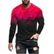 thumbnail image 2 of Blusas y camisas de manga larga con cuello redondo para hombre, blusa informal de manga larga con cuello redondo y estampado., 2 of 3