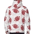 thumbnail image 5 of Hoodies for Men - cute American football field vintage Long Sleeve Comfrt Men'S Fashion Hoodies & Sweatshirts, Sweatshirts for Men Hoodies Pullover Clothing Clothes with Pouch, 5 of 7